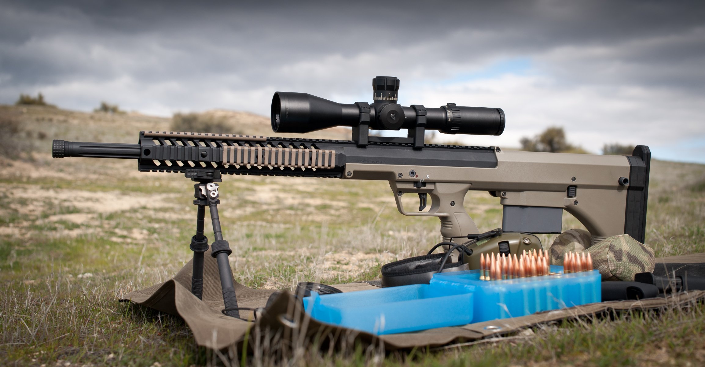 armas tácticas srs asalto semiautomático rifle