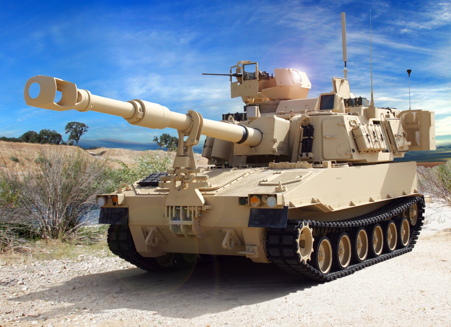 m109a6 paladín americano autopropulsado obús