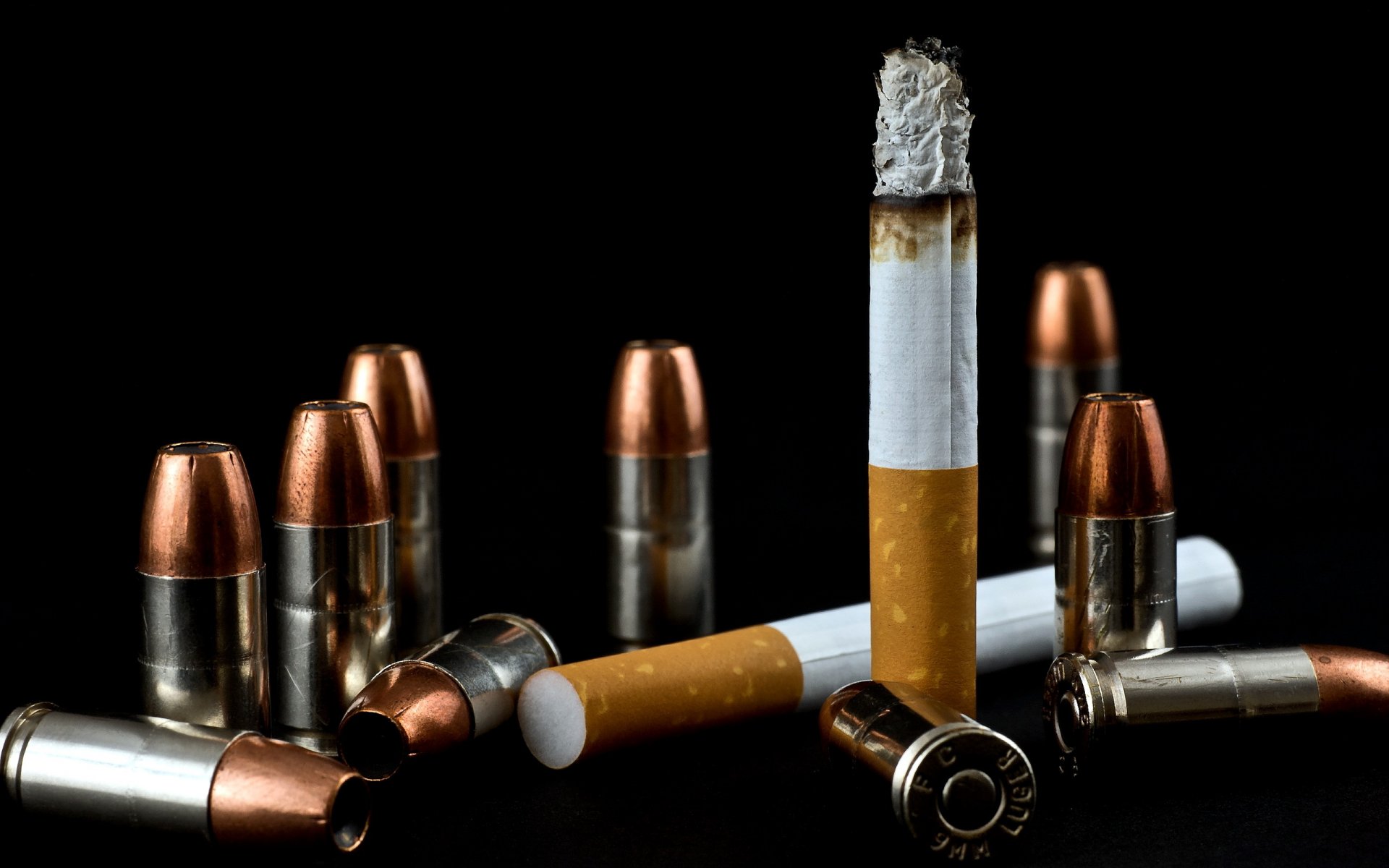 munición cigarrillo fondo