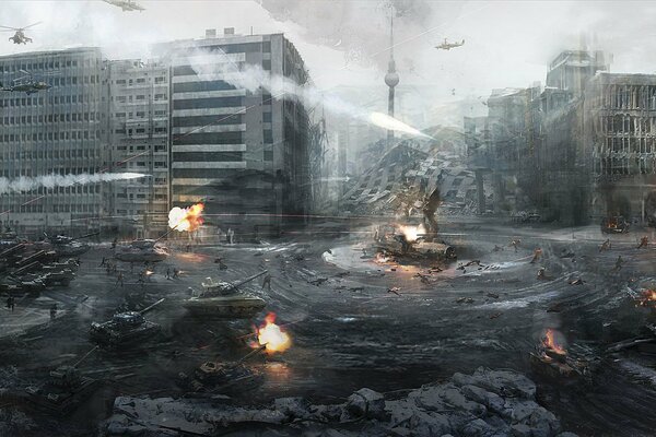 El poder de los tanques en acción en el juego Modern warfare 3