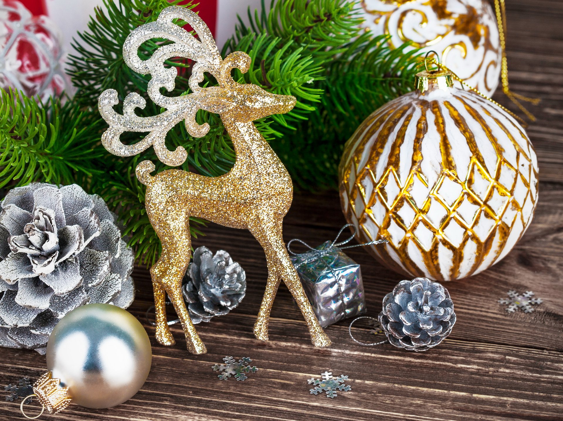 feliz navidad decoración árbol año nuevo