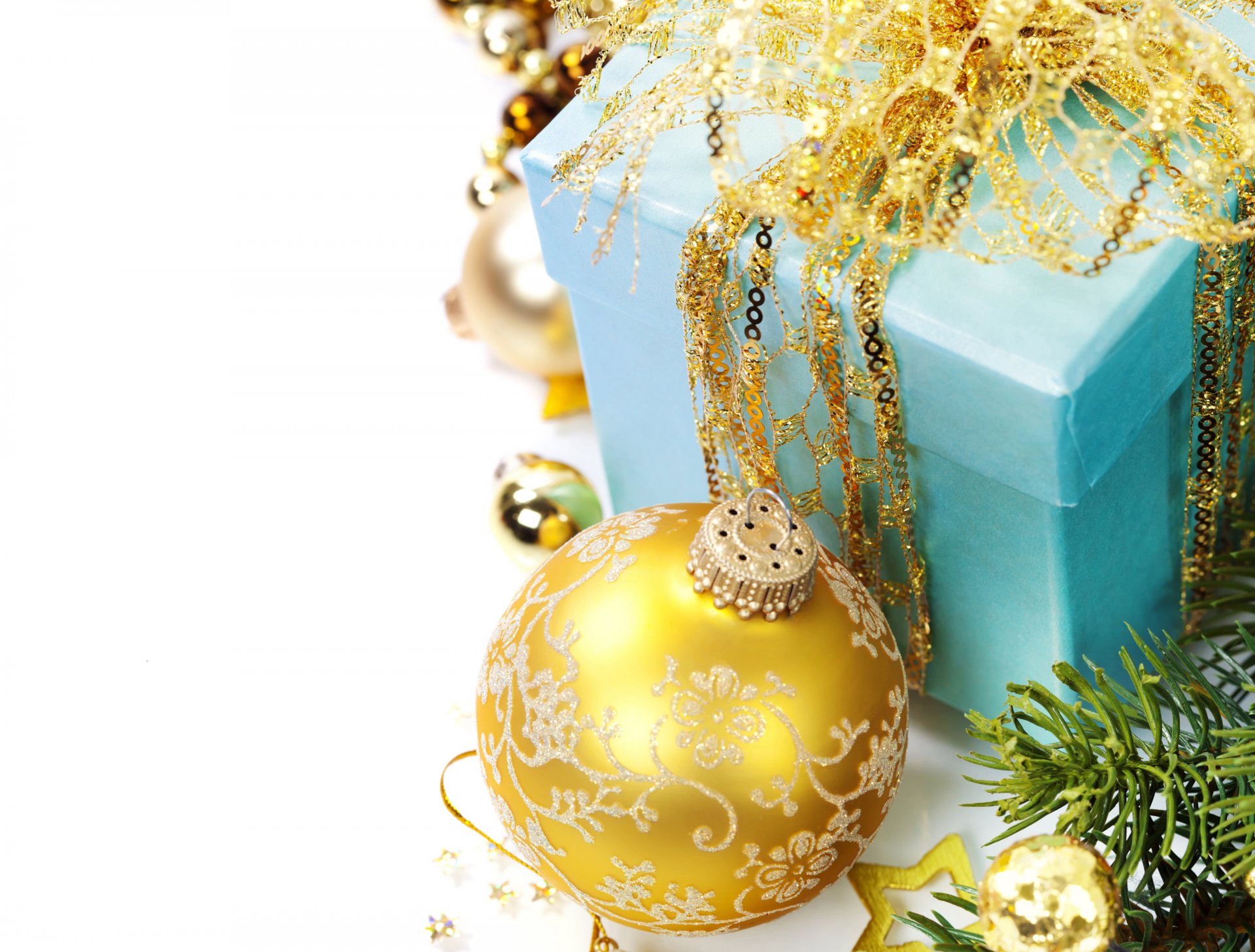 año nuevo navidad vacaciones bolas decoración