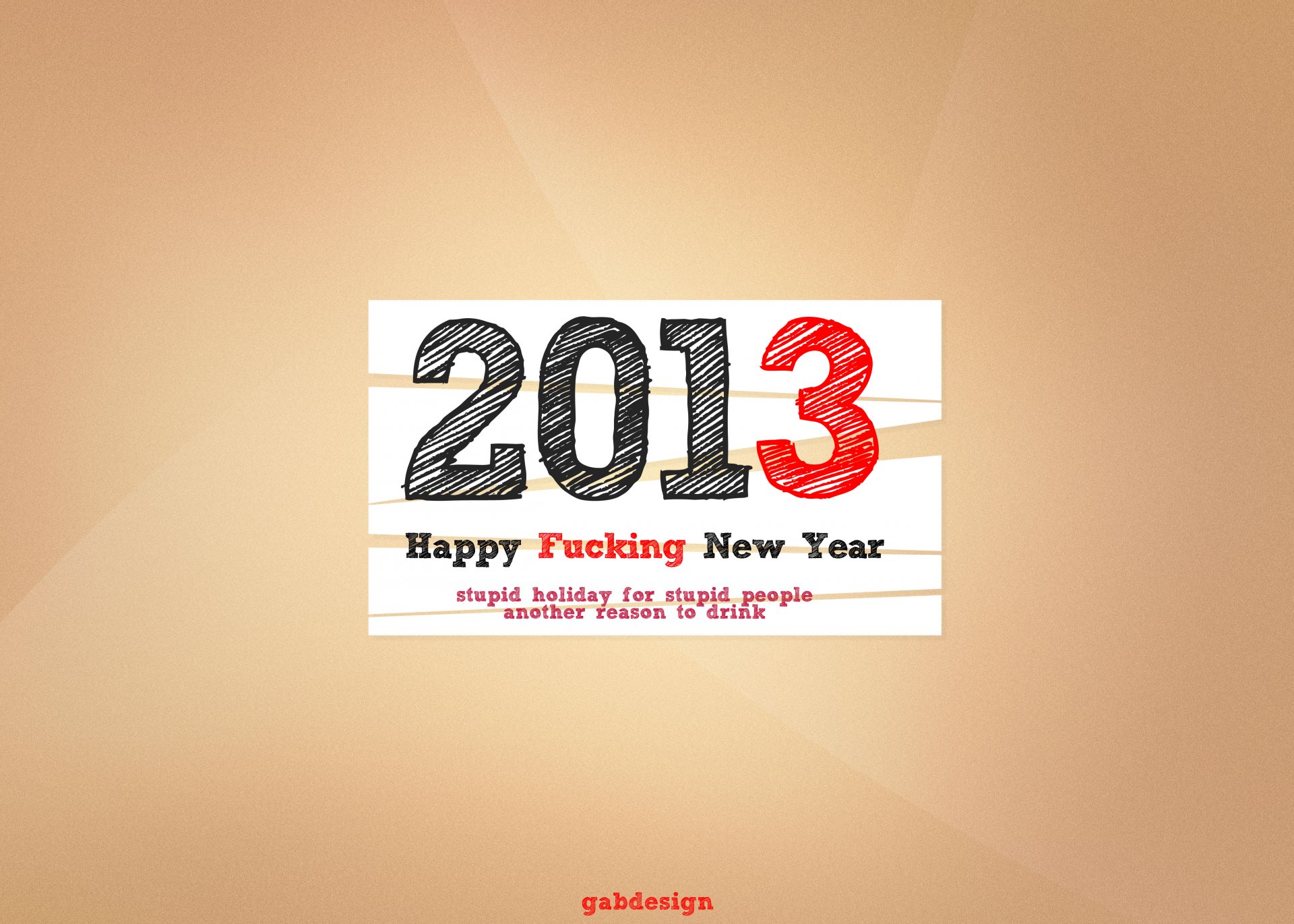 año nuevo 2013 todavía hay que hacer realmente y respondo fukcing