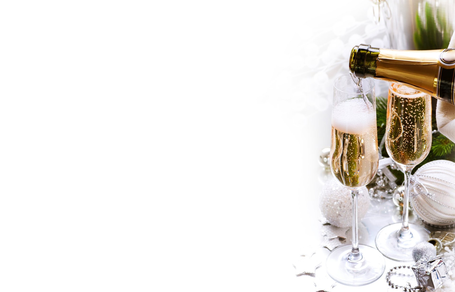 decoraciones para árboles de navidad bolas copas de vino bebida champán botella ramas decoraciones vacaciones año nuevo navidad