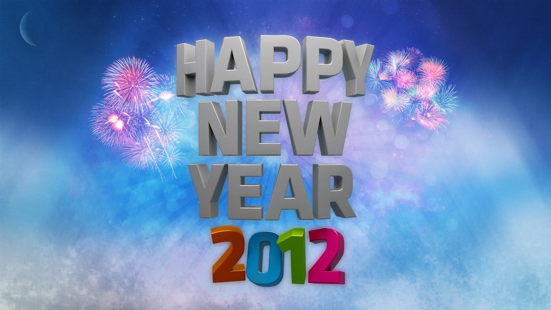 nuevo 2012 año feliz