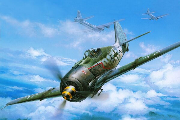 Ataque de avión militar alemán