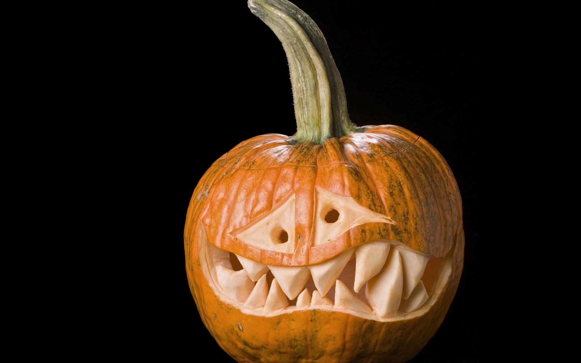 feliz halloween calabaza luz de jack fondo negro