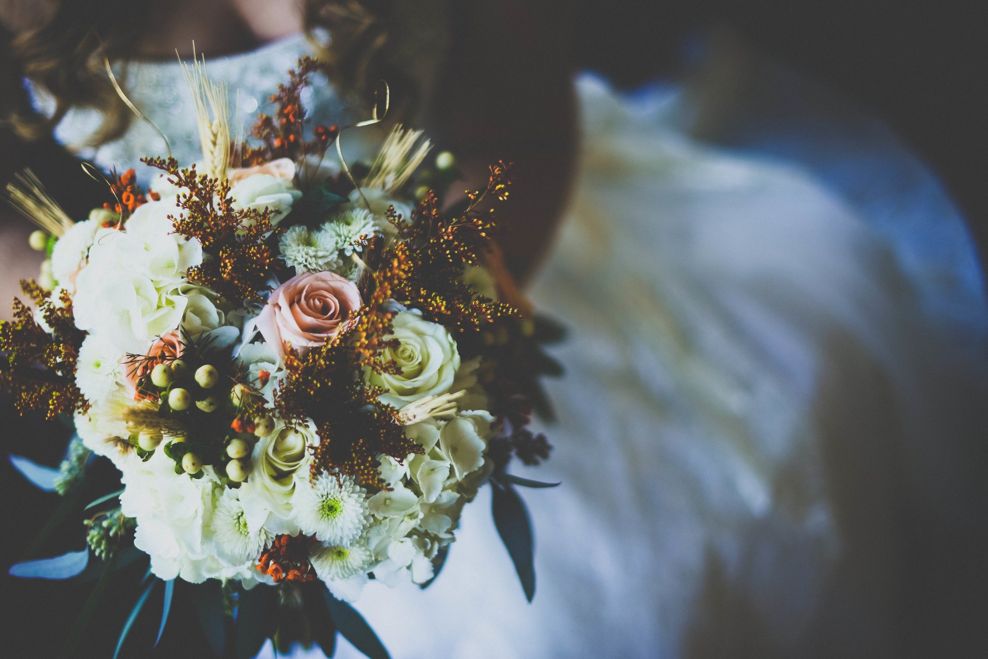 ramo boda flores rosas