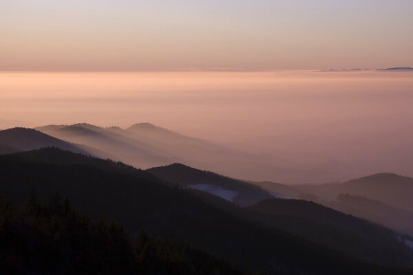 Dolor, cielo y mañana brumosa