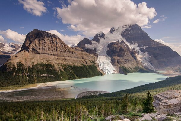 La belleza de la naturaleza Canadiense. Montañas, bosques y lagos