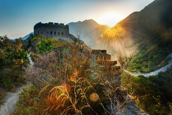 Paisaje de la gran muralla China